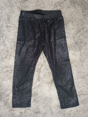 jumping beans Black Sparkle Girls Leggings